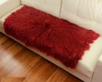 Porcellana coperta di area della pelle di pecora della lana di 10 -15cm grande, coperta del corridore della pelle di pecora per la copertura di Seat domestica del sofà fornitore