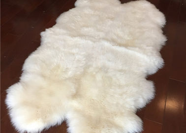 Porcellana Quadrato lungo bianco naturale del tappeto della pelle di pecora della Nuova Zelanda della lana della coperta reale della pelle di pecora fornitore