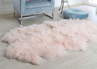 Porcellana Irrestringibile comodo extra rosa della coperta della pelle di pecora dei capelli ricci grande per il pavimento domestico fornitore