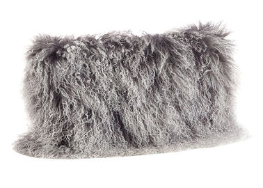 Porcellana Il cuscino tibetano del sofà della pelle di pecora copre i capelli ricci lunghi di 10-15cm per il letto/sofà/sedia fornitore