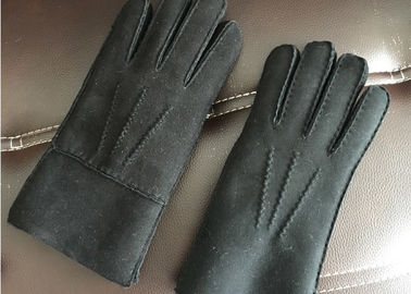 Porcellana Schermo commovente molle dei guanti grigio scuro antivento della pelle di pecora più caldi per Iphone fornitore