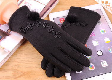 Porcellana Guanti compatibili del touch screen d'annata delle donne della peluche 40-60cm per l'inverno all'aperto fornitore