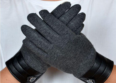 Porcellana Guanti grigio scuro del touch screen delle signore, guanti di inverno con le dita del touch screen  fornitore