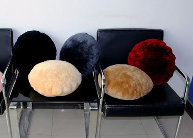 Porcellana Cuscino di Seat normale crema della lana d'agnello rotondo con la pelliccia australiana delle pecore merino fornitore