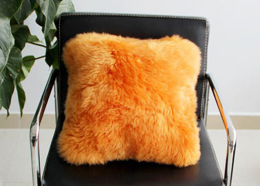 Porcellana Cuscini decorativi della lana lunga per lo strato, copertura dei cuscini di tiro della pelliccia di Brown della sedia fornitore