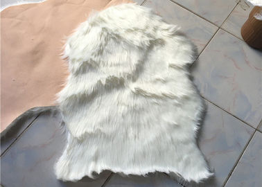 Porcellana Anti bene durevole australiano delicatamente bianco della coperta della pelle di pecora di slittamento con la lana di 70mm - di 60mm fornitore