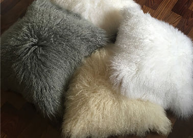 Porcellana Cuscino di tiro mongolo puro mongolo del cuscino di tiro della pelliccia dell'agnello del cuscino decorativo mongolo della pelliccia fornitore