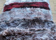 Pelle di montone riccia della pelliccia del tessuto 15cm della pelle d'agnello mongola lunga mongola reale dei capelli