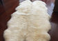 Cuoii molli extra di bianco sei della pelliccia 6P del tappeto di area della pelle di pecora della coperta reale della pelle di pecora grandi fornitore