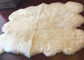 Coperta reale della pelle di pecora della lana lunga dei capelli con forme 60 x 90cm delle pecore bianche di Natura fornitore
