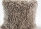 Pelle di pecora genuina della pelle d'agnello del cuscino bianco mongolo del tiro con i riccioli naturali fornitore