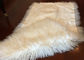 Pelle di pecora tibetana riccia lunga bianca lussuosa della coperta mongola 60 x120cm della pelle di pecora fornitore