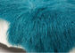 Coperta lavabile del pavimento della pelle di pecora dell'anti grinza, coperta sfocata blu del tiro di Teal  fornitore