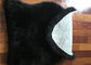Coperta nera tinta del pavimento della pelle di pecora, coperture di Seat genuine della pelle di pecora della lana lunga dei capelli  fornitore