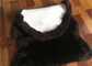 Il nero grigio reale della coperta di preghiera della pelle di pecora dell'Australia ha tinto la coperta lunga della lana della pelle d'agnello fornitore