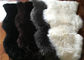 Il nero grigio reale della coperta di preghiera della pelle di pecora dell'Australia ha tinto la coperta lunga della lana della pelle d'agnello fornitore