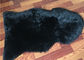 Il nero naturale della coperta della pelle di pecora dell'Australia ha tinto il singolo tiro del cuoio della pelle di pecora lunga della lana fornitore