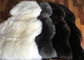 La coperta lunga del tiro della pelliccia della crema della lana, sceglie le coperte in bianco e nero 60 x 90cm del tiro del cuoio fornitore