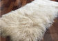 Rendere incombustibile mongolo di colore di beige della coperta 60x120cm della pelle di pecora della coperta del letto della pelliccia fornitore