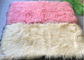 Splendere regolare dei capelli del tiro mongolo lavabile lungo dell'agnello per la fabbricazione delle coperte decorative fornitore
