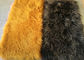 Coperta mongola della pelle di pecora dei capelli lunghi porpora antivento per la fabbricazione dell'indumento di inverno fornitore