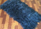 La coperta mongola del tiro della pelliccia di 2 ' blu navy *4, grande sofà getta l'anti grinza fornitore