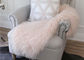 Della pelle di pecora della coperta pelliccia riccia serica reale rosa-chiaro 2' lungamente X 4' per l'inverno/primavera/autunno fornitore