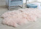 Irrestringibile comodo extra rosa della coperta della pelle di pecora dei capelli ricci grande per il pavimento domestico fornitore