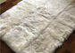 lana lunga molle della coperta australiana crema quadrata della pelle di pecora di 120*180cm con l'anti protezione di slittamento fornitore