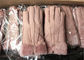 Lisci il doppio rosa la L dimensione del fronte dell'inverno dei guanti di superficie della pelle di pecora più caldi fornitore
