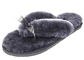 Sogliola di gomma delle pantofole di Flip-flop della pelle di pecora dell'Australia di inverno con la sensibilità regolare delicata fornitore