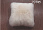 colore della crema del cuscino di Seat della lana d'agnello della peluche del lusso di 45*45cm per la decorazione domestica fornitore