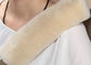 Cuscinetti della cintura di sicurezza del vello per i bambini, coperture comode della tracolla della pelle di pecora  fornitore