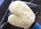Guanti bianchi della mano dell'autolavaggio della famiglia, guanto mezzo 26,5 X 21 cm dell'autolavaggio della lana d'agnello fornitore
