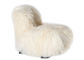 Coperture di Seat mongole genuine ricce lunghe del banco/sedia/feci della pelliccia dell'agnello fornitore