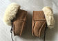 Scarpe di bambino genuine della pelle di pecora, stivali di inverno per l'infante/bambino fornitore