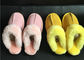 La pelle di pecora australiana delle signore ha allineato il rivestimento 100% di shearling della pelle di pecora dei muli della pantofola fornitore