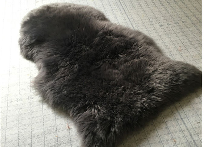 Bianco naturale 2*3feet della pelle di pecora della lana lunga australiana reale della coperta 100%