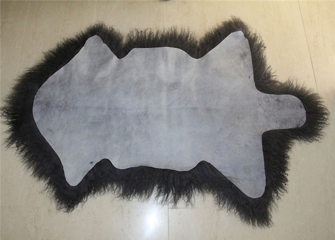 Ipoallergenico leggero della coperta mongola della pelle di pecora di pollici *72 di beige 45 per il tessuto domestico