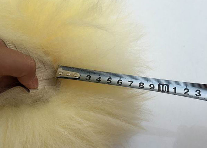 Guanto reale di pulizia dell'automobile della lana d'agnello dell'Australia dei capelli lunghi del guanto mezzo dell'autolavaggio della pelle di pecora