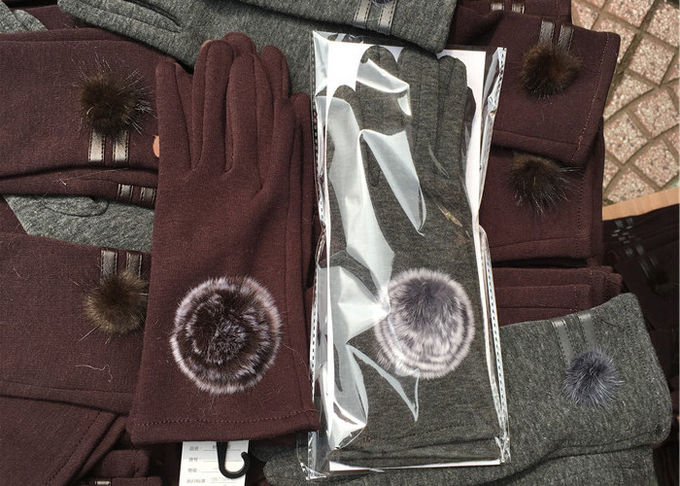Le signore hanno personalizzato guanti del tessuto del velluto del modo delle donne i micro per gli schermi di iphone