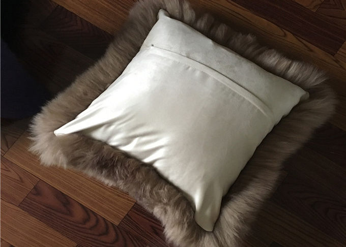 Cuscino di Seat merino reale della lana d'agnello della pelle di pecora 40 X40cm con l'OEM tinto di colore