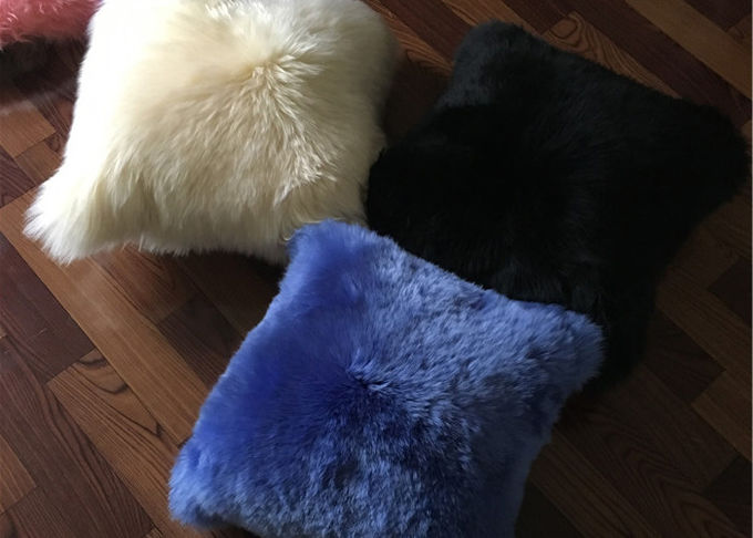 Cuscino di Seat normale crema della lana d'agnello rotondo con la pelliccia australiana delle pecore merino