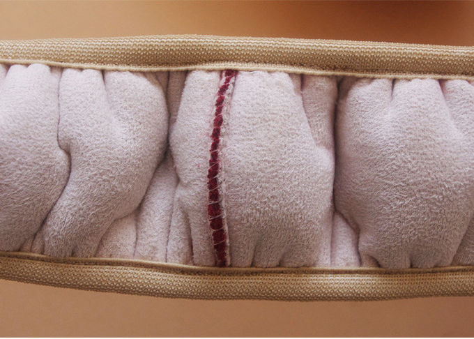 Copertura lanuginosa del volante di breve rosa della lana di shearling messa con cuoio genuino