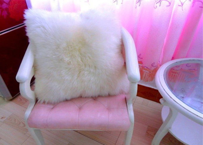 Cuscino di Seat decorativo della lana d'agnello del sofà della sedia molle con la pelle di pecora genuina