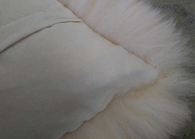 Cuscini rotondi della sedia della breve lana, cuscini di tiro variopinti per il letto/automobile