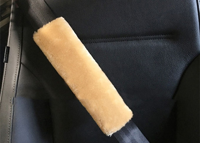 Coperture reali della cinghia della cintura di sicurezza della lana per la spalla proteggente, protettore del collo della cinghia della sede di automobile