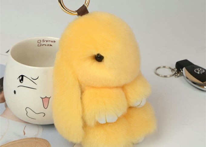 Peso leggero sveglio adorabile di Keychain della pelliccia del coniglio dei giocattoli dei bambini per la borsa di Gilrs