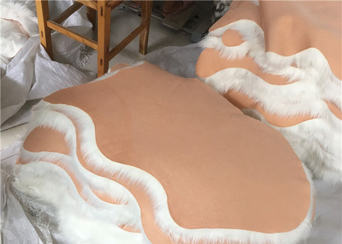 Coperta australiana sintetica della pelle di pecora di Microfiber dell'hotel elegante per la decorazione della Camera