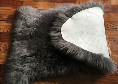 Porcellana Cuoio dell'Australia della pelle di pecora della lana lunga naturale grigio chiaro reale della coperta singolo fornitore